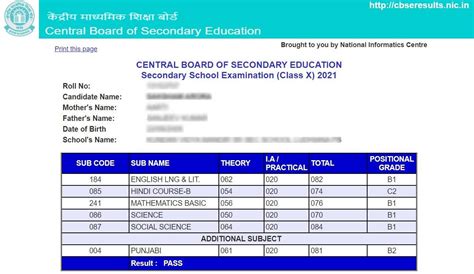 10th class result 2022 pseb roll number